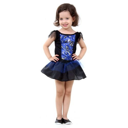 Fantasia Bruxa Laila Arrastão Infantil Sortida - Halloween