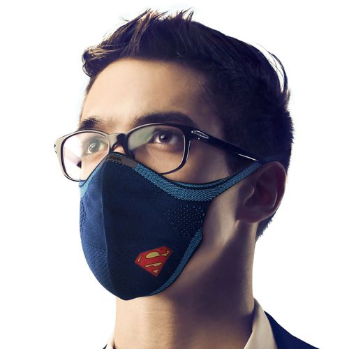 Máscara de Proteção Esportiva Fiber Knit - Superman - Tam G