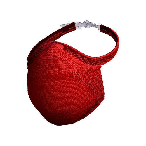 Máscara de Proteção Esportiva Fiber Knit - Vermelho - Tam M