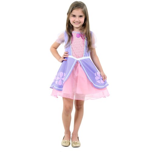 Fantasia Princesa Sofia Infantil de Luxo Completa