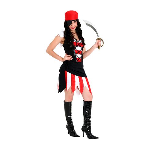 Fantasia Pirata Feminino Verão Adulto - Carnaval