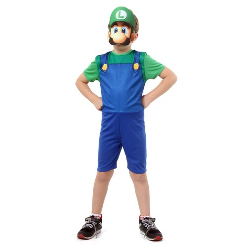 Fantasia Luigi Infantil - Super Pop - Super Mario World - Original