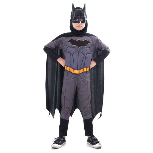 Fantasia Batman Luxo Infantil - Liga da Justiça - Original