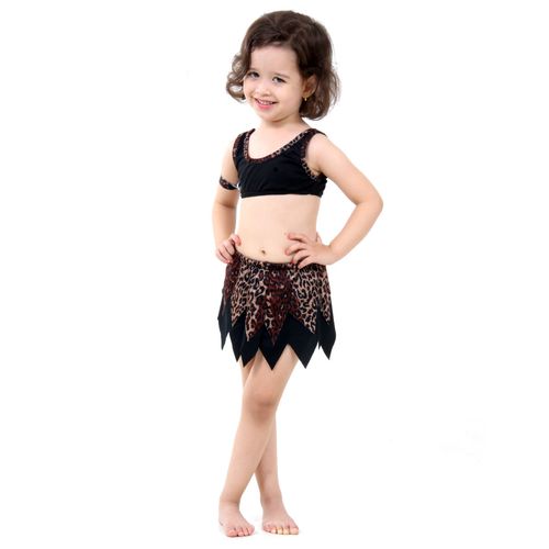 Fantasia Mulher das Cavernas Infantil - Carnaval