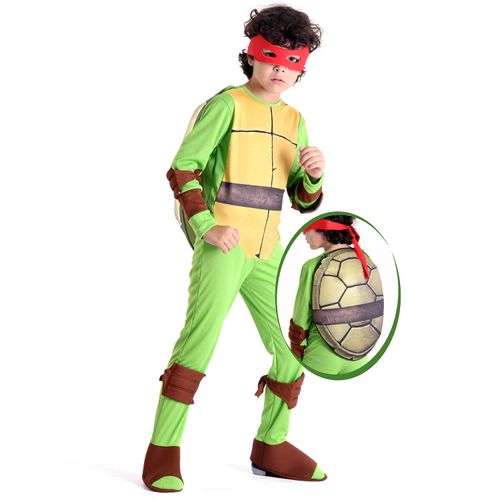 Fantasia Raphael Tartarugas Ninjas Infantil - Original