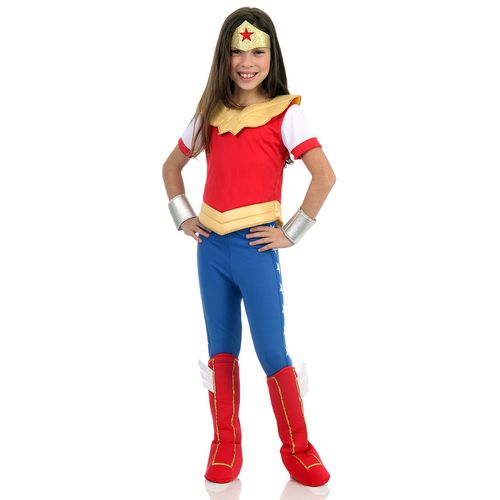 Fantasia Mulher Maravilha Infantil - DC Super Hero Girls - Original