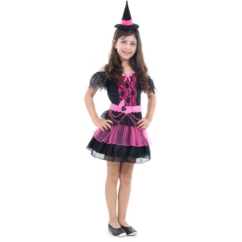 Fantasia Bruxa Cassandra Infantil - Halloween