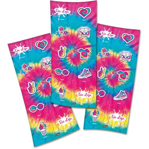 Adesivo 3 Cartelas - Tie Dye - Festcolor