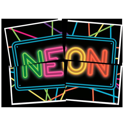 Painel Grande 4 Laminas - Neon - Festcolor