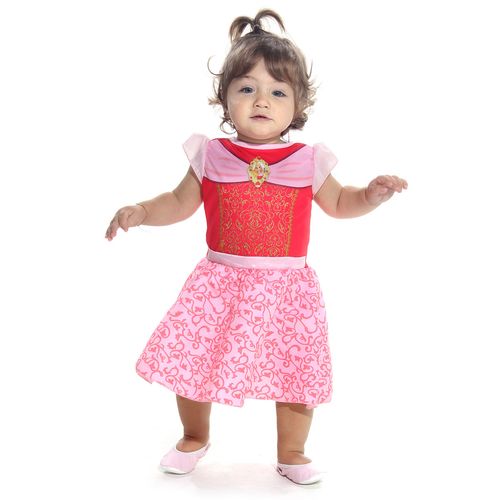 Fantasia Bela Adormecida Bebê - Disney Princesas