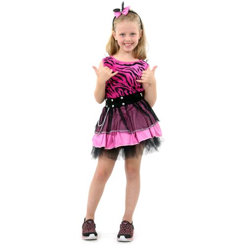 Fantasia Roqueira Infantil - Halloween