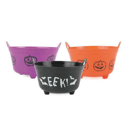 Cesta - Mini Bowl Happy Laranja Halloween - Cromus