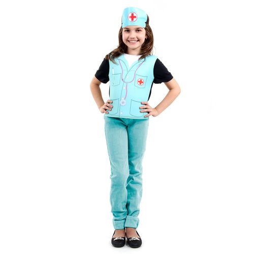 Kit Peitoral Enfermeira Infantil - Profissões