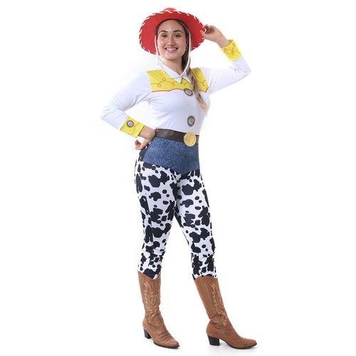 Fantasia Jessie Adulto - Disney - Toy Story - Original