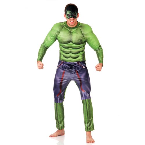 Fantasia Hulk Adulto com Peitoral - Marvel - Vingadores