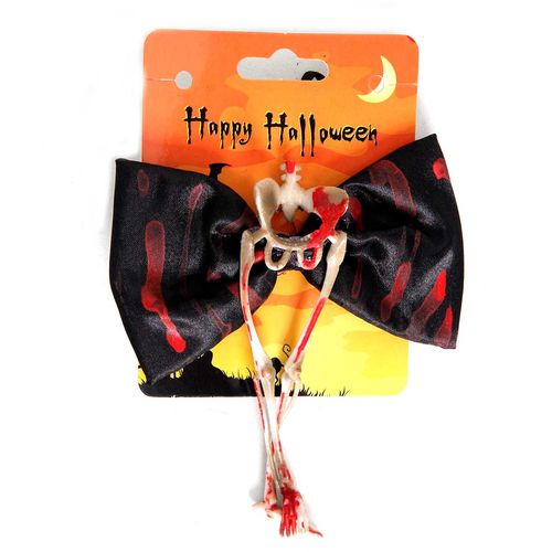Gravata Borboleta Pernas de Esqueleto - Halloween