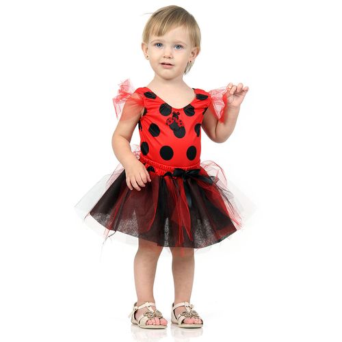 Fantasia Joaninha Bebê - Dress Up