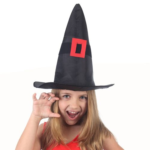 Chapéu Bruxinha Nylon Infantil - Halloween