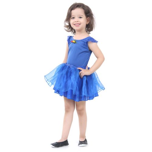 Fantasia Bailarina Sortida Vermelha / Azul Infantil - Carnaval - Original