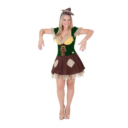 Fantasia Espantalho Feminina - Magico de Oz - Heat Girls