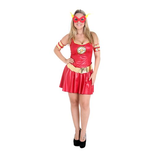 Fantasia The Flash Feminina - Heat Girls - Original