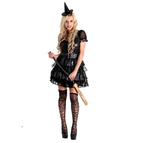 Fantasia Bruxa Black Adulto - Heat Girls