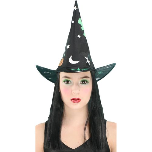 Chapéu Bruxa - Estrela / Lua - Halloween