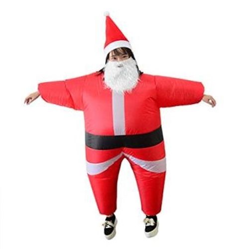 Fantasia Inflável Papai Noel Infantil - Natal Divertido