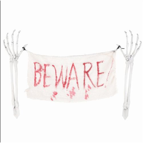 Espeto de Jardim Beware Halloween - Cromus