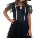 Vestido Fantasia Bruxa Halloween Com Chapéu - GRIFFE BKT