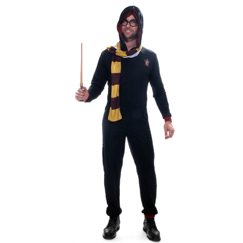 Fantasia Harry Potter Kigurumi Adulto com Óculos