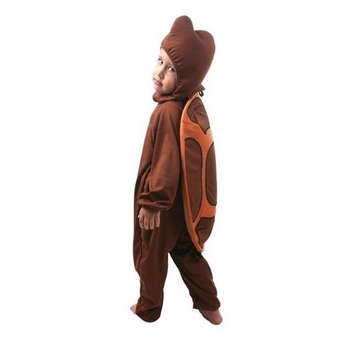 Fantasia Tartaruga Infantil com Capuz e Casco