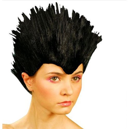 Peruca Punk Preta Adulto