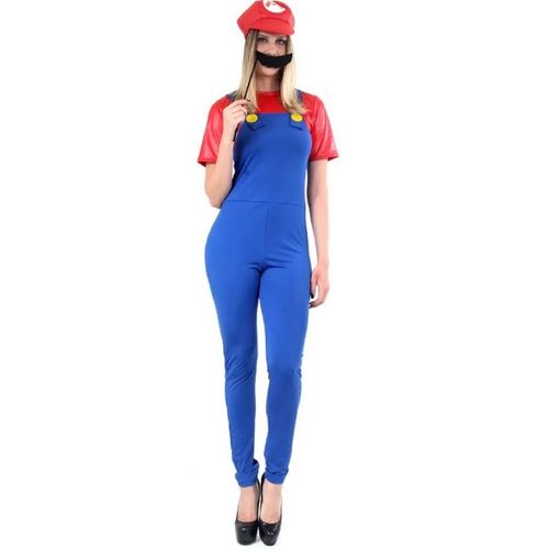 Fantasia Super Mario Adulto Feminino