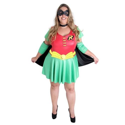 Fantasia Robin Feminina - Plus Size