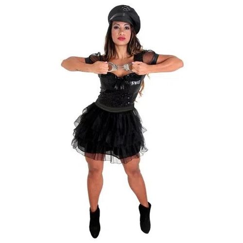 Fantasia Policial Black - Heat Girls