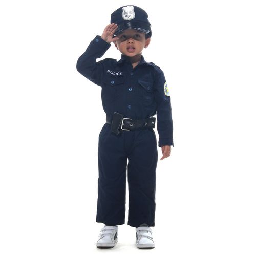 Fantasia Policial Infantil Com Chapéu