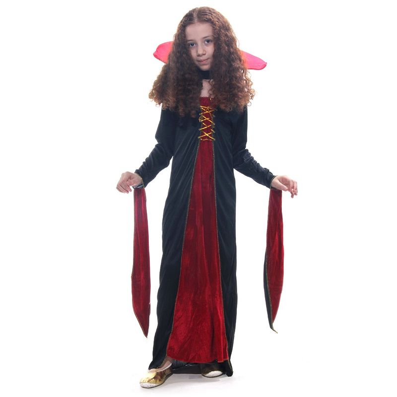 Fantasia Vampira Katrina Infantil - Halloween