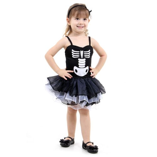 Fantasia de Halloween Adulto Feminino Bruxa Tule com Corrente no Shoptime