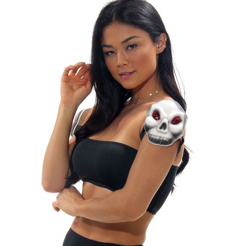 Ombreira de Caveira Halloween Adulto