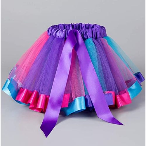 Saia Tutu Azul / Pink / Roxa Infantil