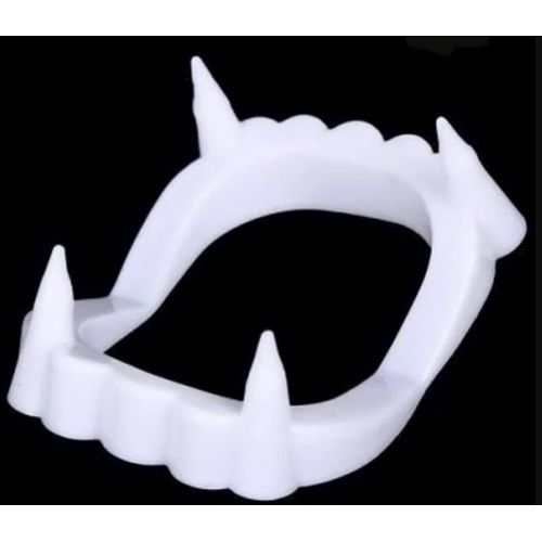 Dentadura de Vampiro Halloween - Acessório Plástico