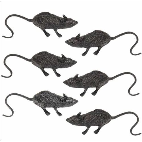 Mini Ratos - Pct c/ 6 Un - Halloween