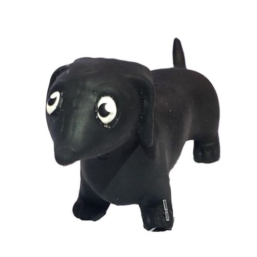 Cachorro de Borracha que Estica - Preto