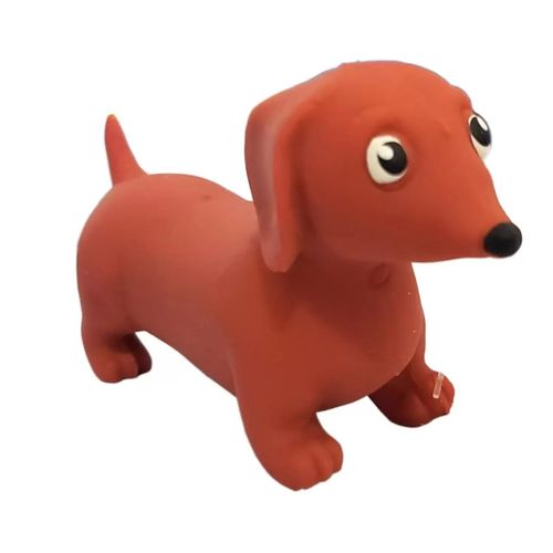 Cachorro de Borracha que Estica - Laranja