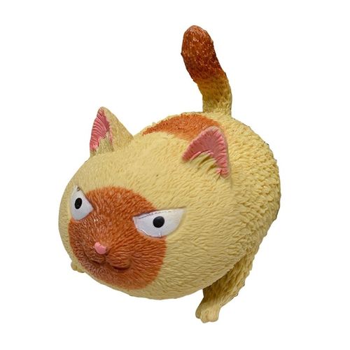 Gato de Borracha para apertar - Bege