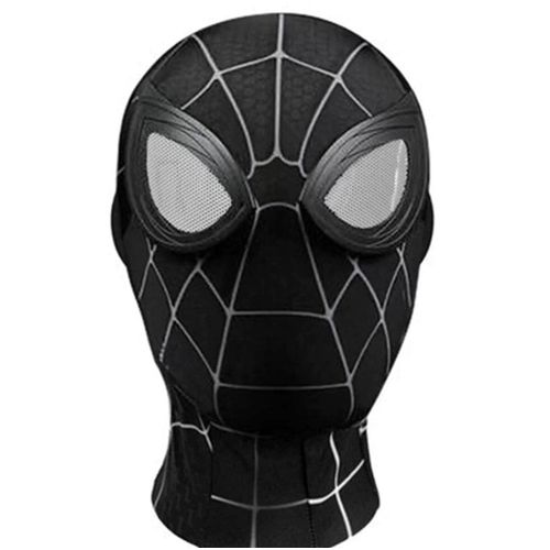 Capuz Homem Aranha Preto
