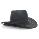 86637-Chapeeu-Cowboy-Country-de-Couro-Preto-Infantil-Rodeio-e-Festa-Junina-002