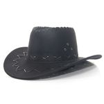 86637-Chapeeu-Cowboy-Country-de-Couro-Preto-Infantil-Rodeio-e-Festa-Junina-003