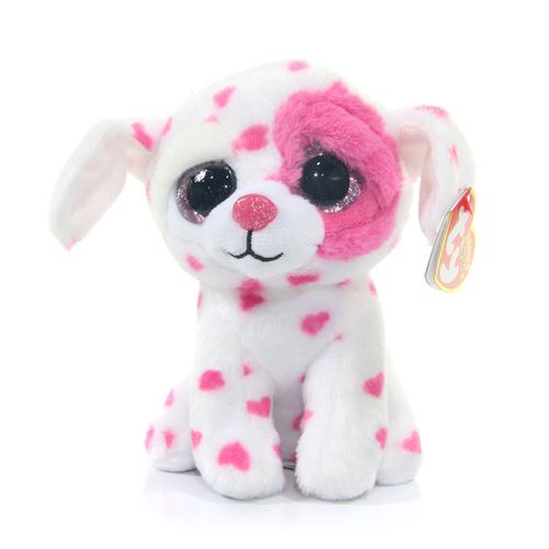 Pelúcia Beanie Boos Colecionável Cachorrinha Beau 16cm -Toyng